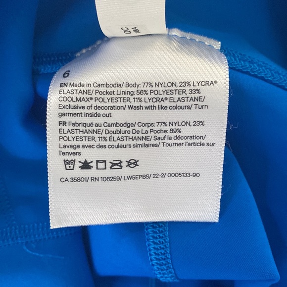 ❗️SOLD❗️2022 Lululemon Wunder Train HR Tight 25” Ed Curtis Size 6 - Picture 9 of 10